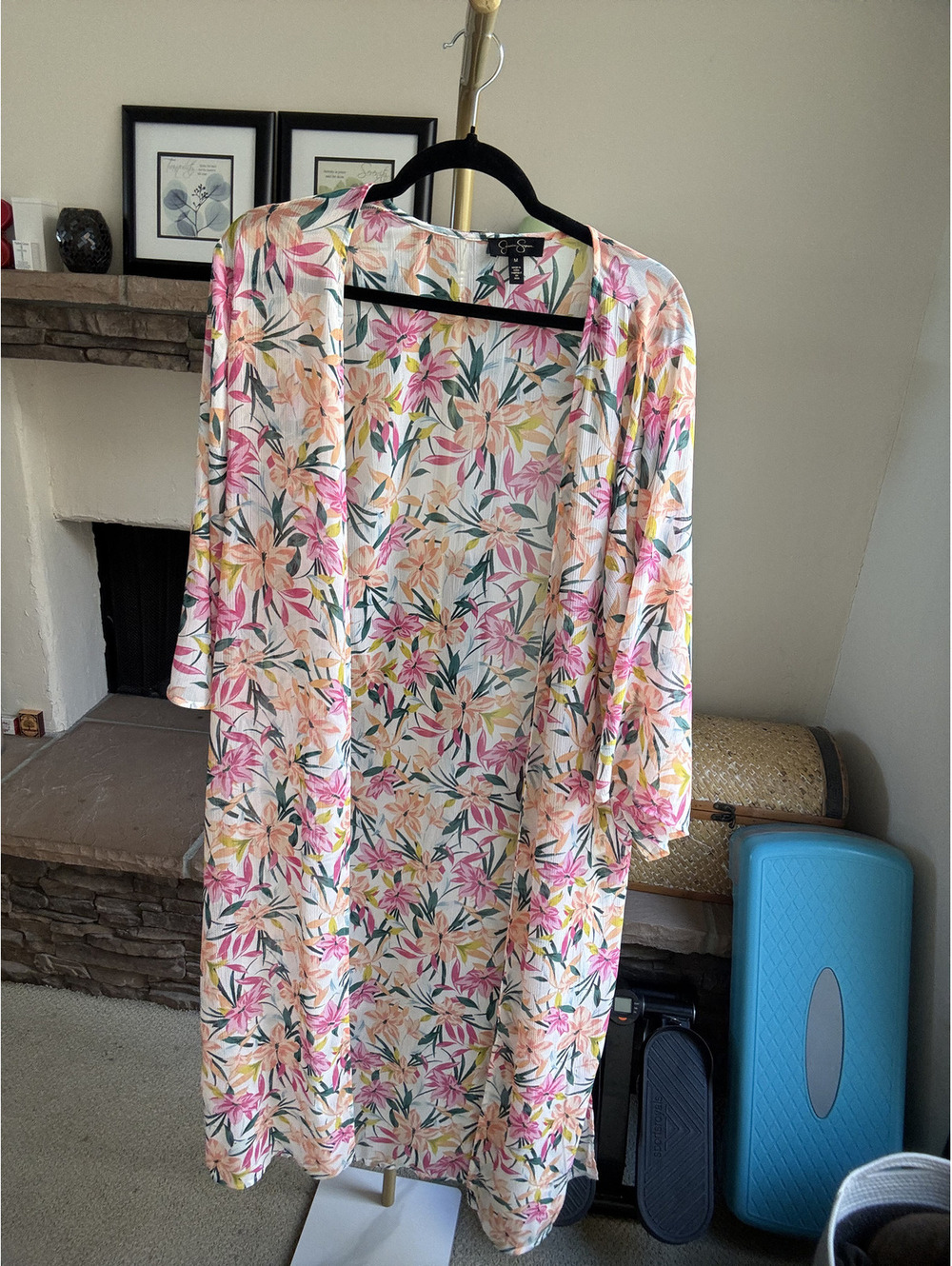 Jessica Simpson Long-sleeve open-front duster Size Medium